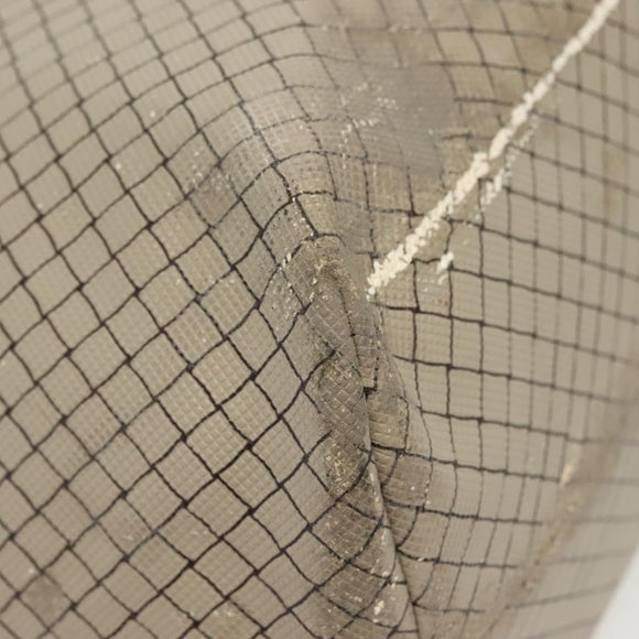 BOTTEGA VENETA Tote Bag PVC Leather Gray Auth bs28782