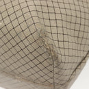 BOTTEGA VENETA Tote Bag PVC Leather Gray Auth bs28782-16