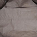 BOTTEGA VENETA Tote Bag PVC Leather Gray Auth bs28782-11