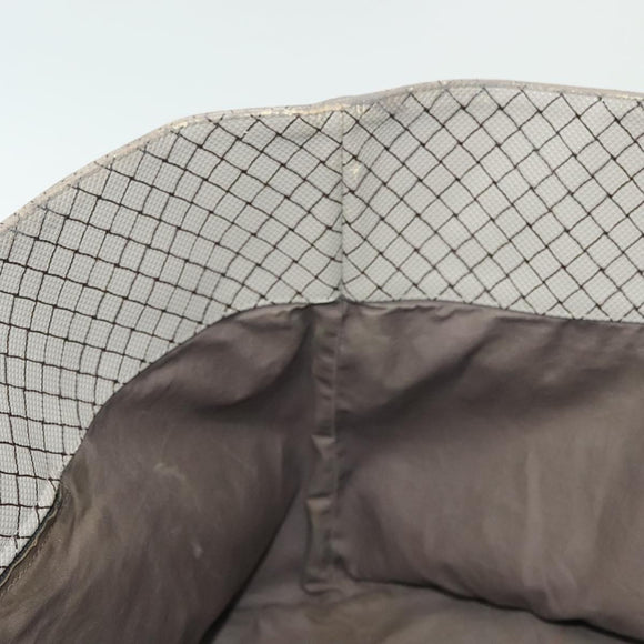 BOTTEGA VENETA Tote Bag PVC Leather Gray Auth bs28782