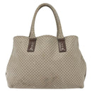 BOTTEGA VENETA Tote Bag PVC Leather Gray Auth bs28782-13