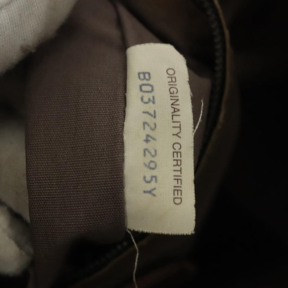 BOTTEGA VENETA Tote Bag PVC Leather Gray Auth bs28782