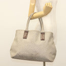 BOTTEGA VENETA Tote Bag PVC Leather Gray Auth bs28782-22