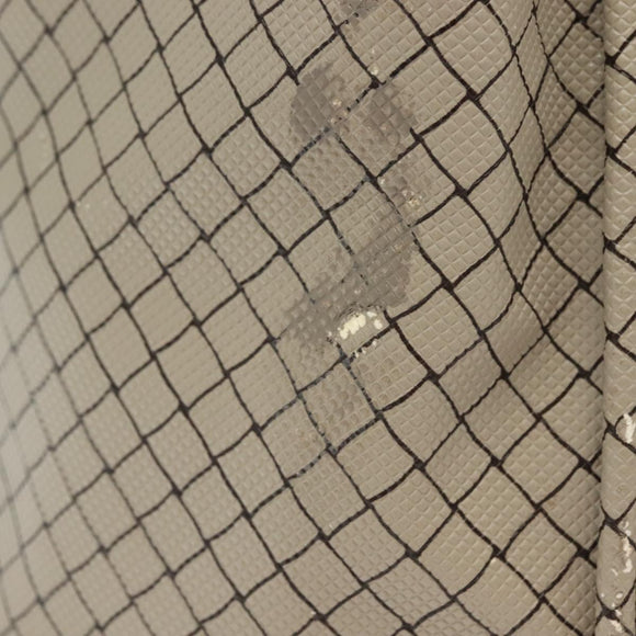 BOTTEGA VENETA Tote Bag PVC Leather Gray Auth bs28782