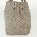 BOTTEGA VENETA Tote Bag PVC Leather Gray Auth bs28782-5