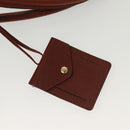 BOTTEGA VENETA Boston Bag Leather Black Brown gold Auth bs28783-14