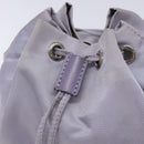 PRADA Purse Pouch Nylon Purple Silver Auth bs28790-8