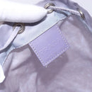 PRADA Purse Pouch Nylon Purple Silver Auth bs28790-10
