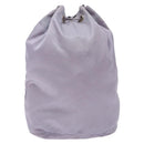 PRADA Purse Pouch Nylon Purple Silver Auth bs28790-2