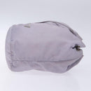PRADA Purse Pouch Nylon Purple Silver Auth bs28790-3