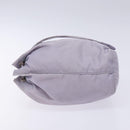PRADA Purse Pouch Nylon Purple Silver Auth bs28790-4