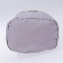 PRADA Purse Pouch Nylon Purple Silver Auth bs28790-6