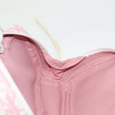 Christian Dior Trotter Canvas Pouch PVC Pink Silver Auth bs28794-11