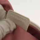 Christian Dior Trotter Canvas Pouch PVC Pink Silver Auth bs28794-12