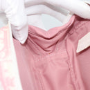 Christian Dior Trotter Canvas Pouch PVC Pink Silver Auth bs28794-21
