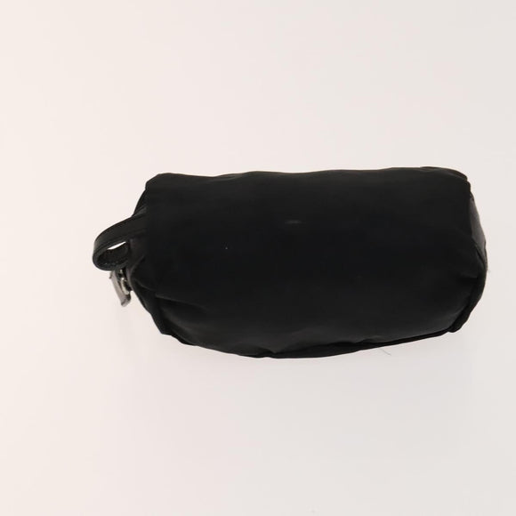 PRADA Pouch Nylon 4Set Black Pink yellow Auth bs28799