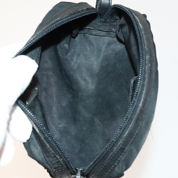 PRADA Pouch Nylon 4Set Black Pink yellow Auth bs28799