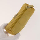 PRADA Pouch Nylon 4Set Black Pink yellow Auth bs28799-14