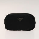 PRADA Pouch Nylon 4Set Black Pink yellow Auth bs28799-17