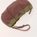 PRADA Pouch Nylon 4Set Black Pink yellow Auth bs28799-4