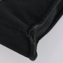 HERMES Tote Bag Canvas 2 Set Black Auth bs28801-16