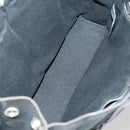 HERMES Tote Bag Canvas 2 Set Black Auth bs28801-17