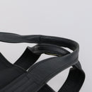 HERMES Tote Bag Canvas 2 Set Black Auth bs28801-6