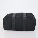 HERMES Tote Bag Canvas 2 Set Black Auth bs28801-7