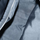 HERMES Tote Bag Canvas 2 Set Black Auth bs28801-9