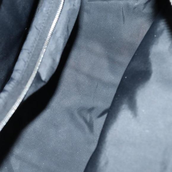 HERMES Tote Bag Canvas 2 Set Black Auth bs28801