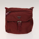 PRADA Bag Nylon 4Set Black Green Bordeaux Auth bs28803-12
