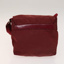 PRADA Bag Nylon 4Set Black Green Bordeaux Auth bs28803-13