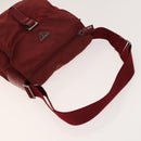 PRADA Bag Nylon 4Set Black Green Bordeaux Auth bs28803-14