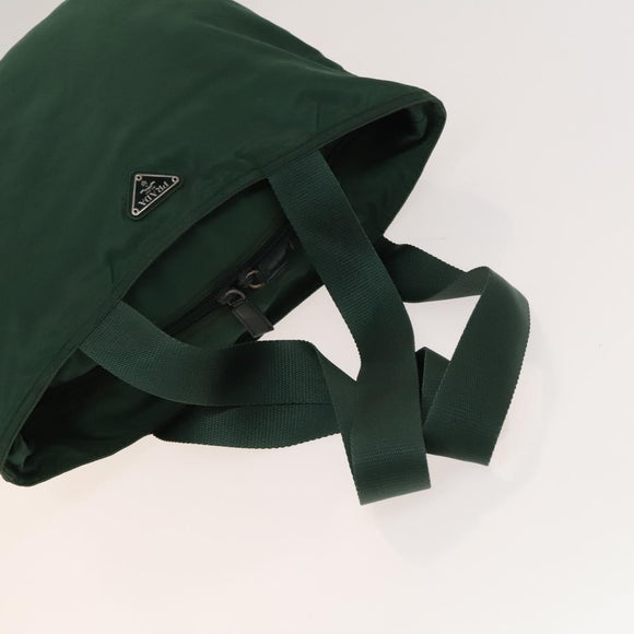PRADA Bag Nylon 4Set Black Green Bordeaux Auth bs28803