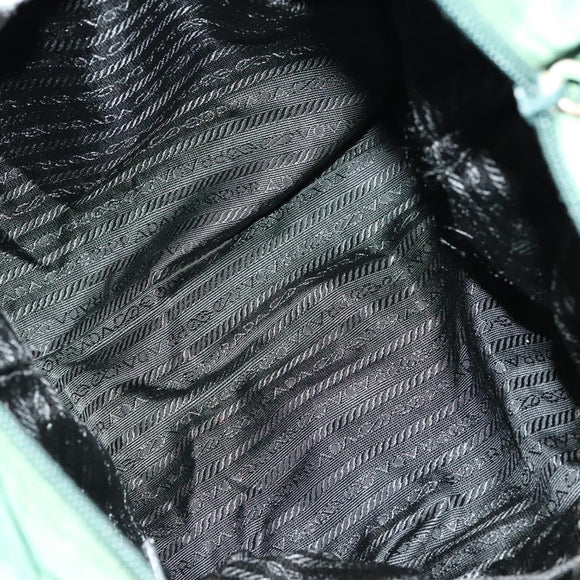 PRADA Bag Nylon 4Set Black Green Bordeaux Auth bs28803