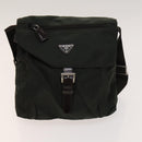 PRADA Bag Nylon 4Set Black Green Bordeaux Auth bs28803-7