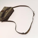 GUCCI GG Canvas Supreme Web Sherry Line Bag Leather PVC 3Set Beige Auth bs28804-18