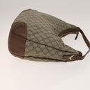 GUCCI GG Canvas Supreme Web Sherry Line Bag Leather PVC 3 Set Beige Auth bs28804-4