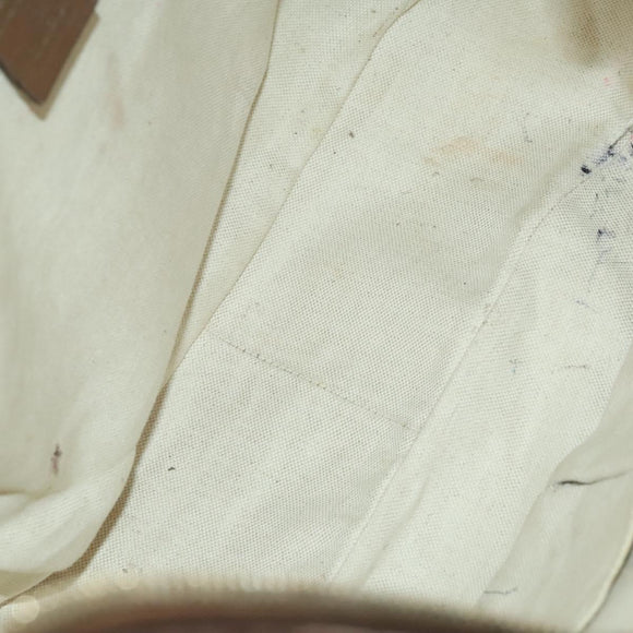 GUCCI GG Canvas Supreme Web Sherry Line Bag Leather PVC 3Set Beige Auth bs28804