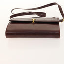 Salvatore Ferragamo Cartier Gancini Bag Leather 3Set Black Bordeaux Auth bs28805-13