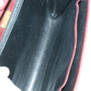 Salvatore Ferragamo Cartier Gancini Bag Leather 3Set Black Bordeaux Auth bs28805-14