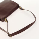 Salvatore Ferragamo Cartier Gancini Bag Leather 3Set Black Bordeaux Auth bs28805-18