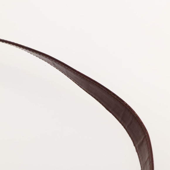 Salvatore Ferragamo Cartier Gancini Bag Leather 3Set Black Bordeaux Auth bs28805