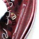 Salvatore Ferragamo Cartier Gancini Bag Leather 3Set Black Bordeaux Auth bs28805-21