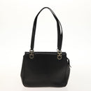 Salvatore Ferragamo Cartier Gancini Bag Leather 3 Set Black Auth bs28805-2