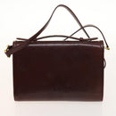 Salvatore Ferragamo Cartier Gancini Bag Leather 3Set Black Bordeaux Auth bs28805-9