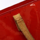 LOUIS VUITTON Monogram Vernis Reade PM Hand Bag Red Rouge M91088 LV Auth bs28806-10