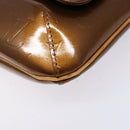 LOUIS VUITTON Monogram Vernis Thompson Street Bag Bronze M91124 LV Auth bs28807-14