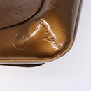 LOUIS VUITTON Monogram Vernis Thompson Street Bag Bronze M91124 LV Auth bs28807-17