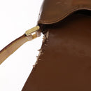 LOUIS VUITTON Monogram Vernis Thompson Street Bag Bronze M91124 LV Auth bs28807-9